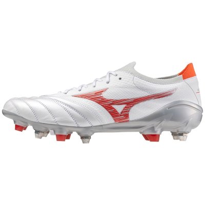 Zapatos De Fútbol Mizuno Morelia Neo IV β Japan Mix Mujer - Blancos / Rojos / Coral - Chile M097OTH